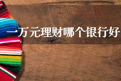 一万元理财哪个银行好_https://cj007.lansai.wang_期货开户_第1张