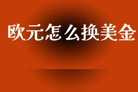 欧元怎么换美金_https://cj007.lansai.wang_金融监管_第1张