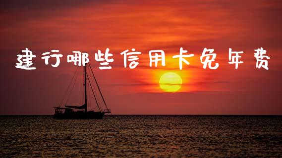 建行哪些信用卡免年费_https://cj007.lansai.wang_期货开户_第1张