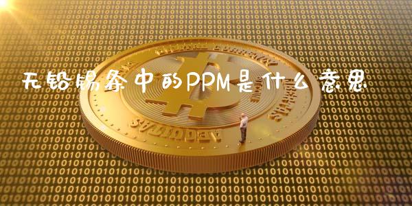 无铅锡条中的PPM是什么意思_https://cj007.lansai.wang_外汇交易_第1张