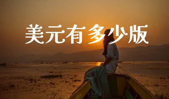美元有多少版_https://cj007.lansai.wang_外汇交易_第1张