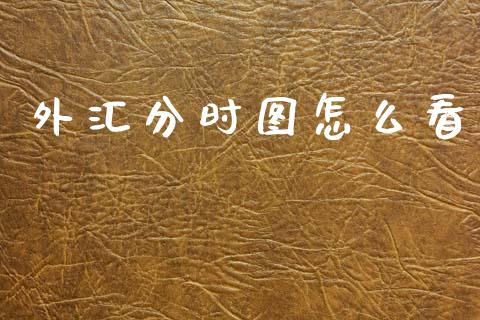外汇分时图怎么看_https://cj007.lansai.wang_外汇交易_第1张