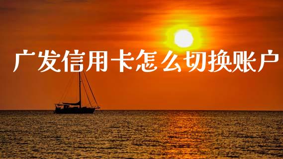 广发信用卡怎么切换账户_https://cj007.lansai.wang_期货开户_第1张