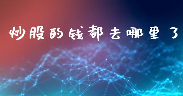 炒股的钱都去哪里了_https://cj007.lansai.wang_债券资讯_第1张