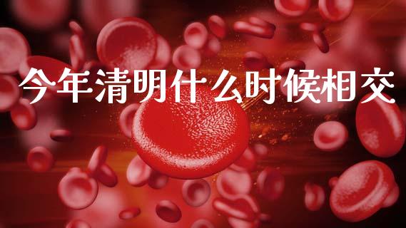今年清明什么时候相交_https://cj007.lansai.wang_债券资讯_第1张