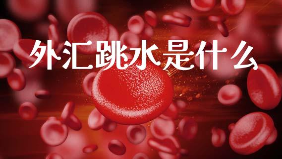 外汇跳水是什么_https://cj007.lansai.wang_债券资讯_第1张