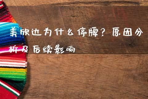 美欣达为什么停牌？原因分析及后续影响_https://cj007.lansai.wang_财经新闻_第1张