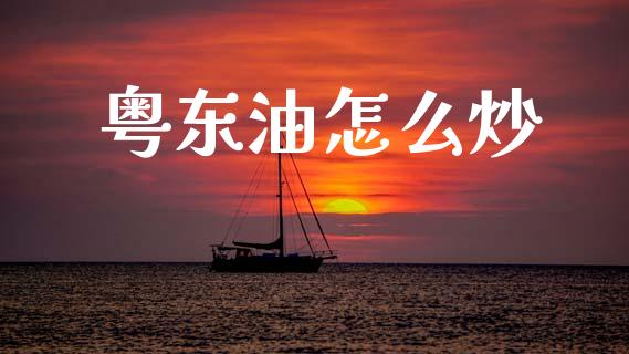 粤东油怎么炒_https://cj007.lansai.wang_财经新闻_第1张