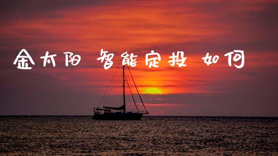 金太阳 智能定投 如何_https://cj007.lansai.wang_金融监管_第1张