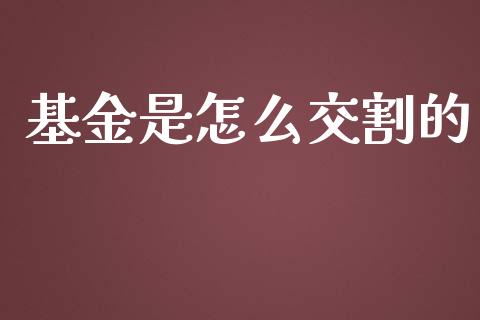基金是怎么交割的_https://cj007.lansai.wang_金融监管_第1张