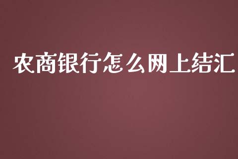 农商银行怎么网上结汇_https://cj007.lansai.wang_全球市场_第1张