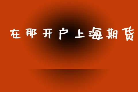 在那开户上海期货_https://cj007.lansai.wang_外汇交易_第1张