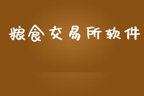 粮食交易所软件_https://cj007.lansai.wang_债券资讯_第1张