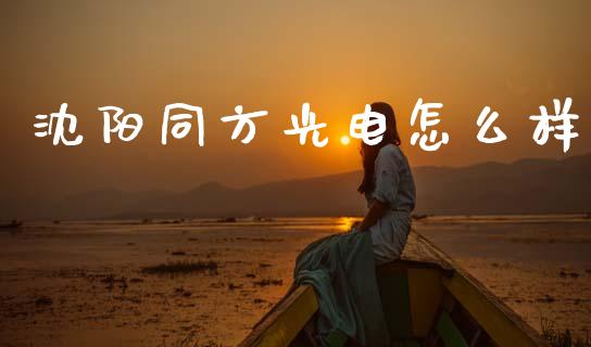 沈阳同方光电怎么样_https://cj007.lansai.wang_金融监管_第1张