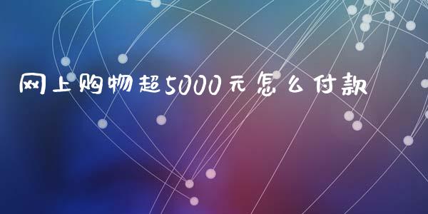 网上购物超5000元怎么付款_https://cj007.lansai.wang_债券资讯_第1张