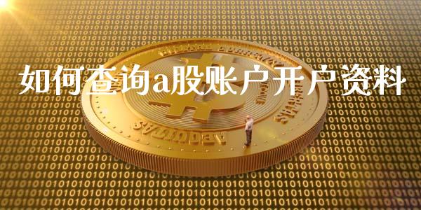 如何查询a股账户开户资料_https://cj007.lansai.wang_债券资讯_第1张