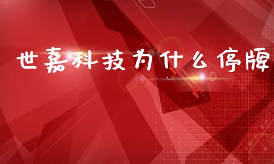 世嘉科技为什么停牌_https://cj007.lansai.wang_外汇交易_第1张
