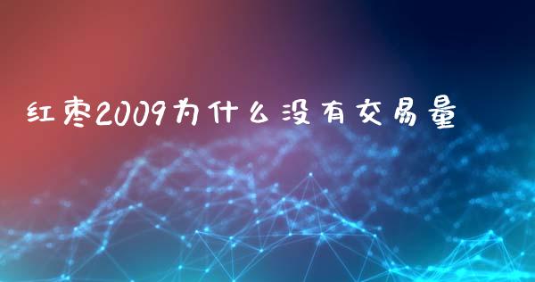 红枣2009为什么没有交易量_https://cj007.lansai.wang_金融监管_第1张