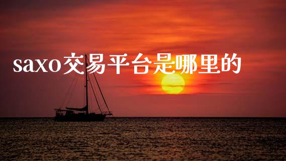 saxo交易平台是哪里的_https://cj007.lansai.wang_债券资讯_第1张