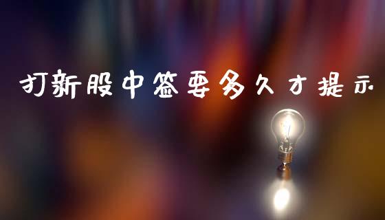打新股中签要多久才提示_https://cj007.lansai.wang_全球市场_第1张