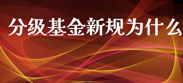 分级基金新规为什么_https://cj007.lansai.wang_债券资讯_第1张
