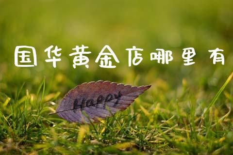 国华黄金店哪里有_https://cj007.lansai.wang_债券资讯_第1张