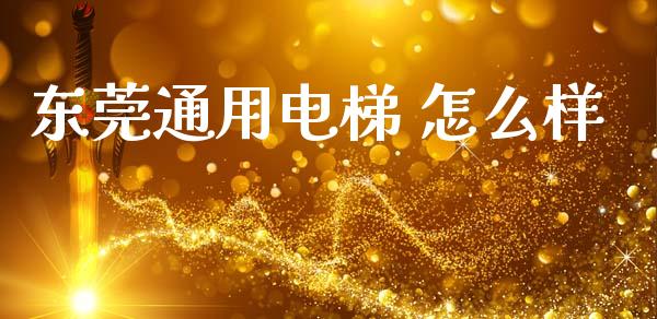 东莞通用电梯 怎么样_https://cj007.lansai.wang_金融监管_第1张
