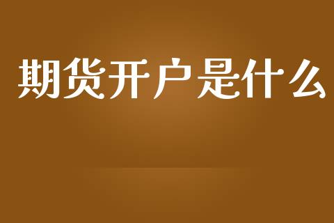 期货开户是什么_https://cj007.lansai.wang_全球市场_第1张