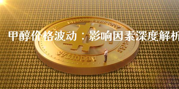 甲醇价格波动：影响因素深度解析_https://cj007.lansai.wang_外汇交易_第1张