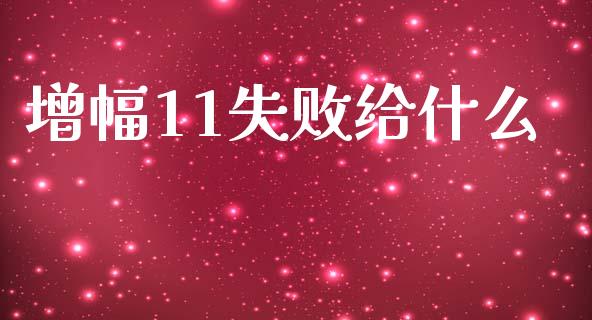 增幅11失败给什么_https://cj007.lansai.wang_金融监管_第1张
