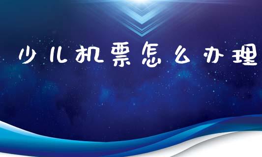 少儿机票怎么办理_https://cj007.lansai.wang_债券资讯_第1张