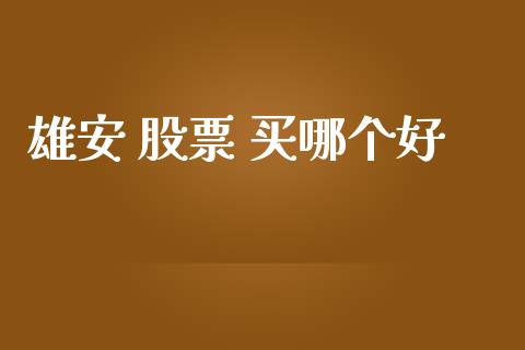 雄安 股票 买哪个好_https://cj007.lansai.wang_金融监管_第1张