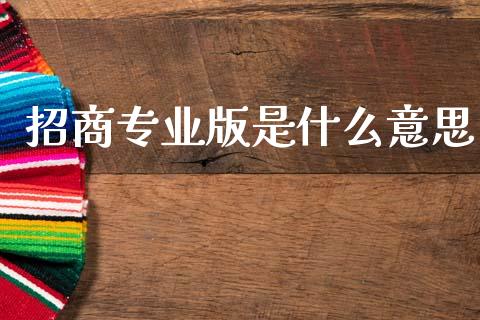 招商专业版是什么意思_https://cj007.lansai.wang_期货开户_第1张