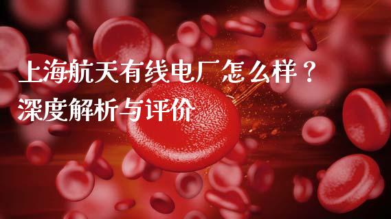 上海航天有线电厂怎么样？深度解析与评价_https://cj007.lansai.wang_债券资讯_第1张