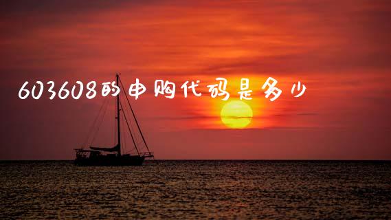 603608的申购代码是多少_https://cj007.lansai.wang_期货开户_第1张