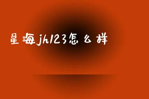 星海jh123怎么样_https://cj007.lansai.wang_债券资讯_第1张