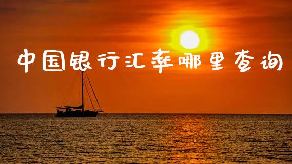中国银行汇率哪里查询_https://cj007.lansai.wang_金融监管_第1张