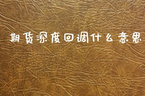 期货深度回调什么意思_金融监管_第1张_期货开户_金融监管_外汇交易_债券资讯_全球市场_财经新闻 期货深度回调什么意思_https://cj007.lansai.wang_金融监管_第1张