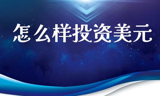 怎么样投资美元_https://cj007.lansai.wang_全球市场_第1张