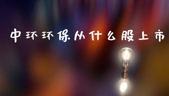 中环环保从什么股上市_https://cj007.lansai.wang_金融监管_第1张