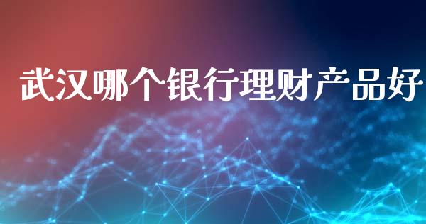 武汉哪个银行理财产品好_https://cj007.lansai.wang_债券资讯_第1张
