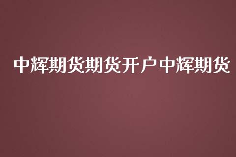 中辉期货期货开户中辉期货_https://cj007.lansai.wang_期货开户_第1张