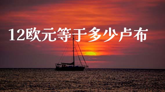 12欧元等于多少卢布_https://cj007.lansai.wang_金融监管_第1张