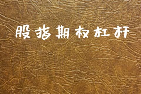 股指期权杠杆_https://cj007.lansai.wang_全球市场_第1张
