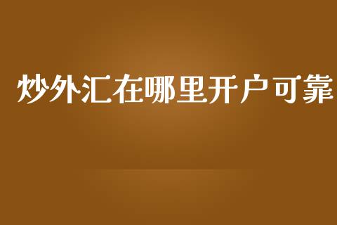 炒外汇在哪里开户可靠_https://cj007.lansai.wang_外汇交易_第1张