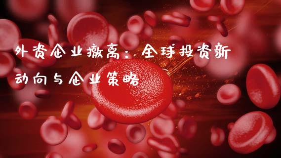 外资企业撤离：全球投资新动向与企业策略_https://cj007.lansai.wang_期货开户_第1张