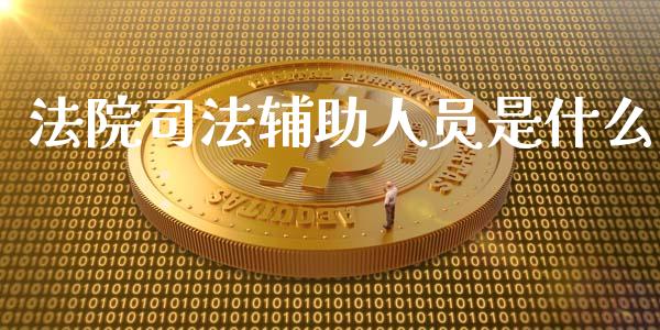 法院司法辅助人员是什么_https://cj007.lansai.wang_外汇交易_第1张