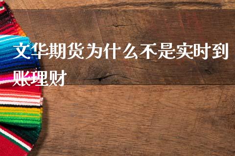 文华期货为什么不是实时到账理财_https://cj007.lansai.wang_债券资讯_第1张