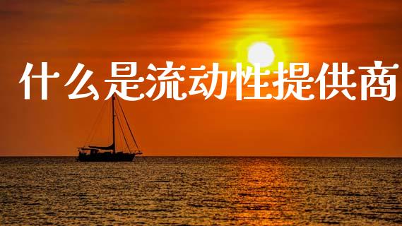 什么是流动性提供商_https://cj007.lansai.wang_金融监管_第1张