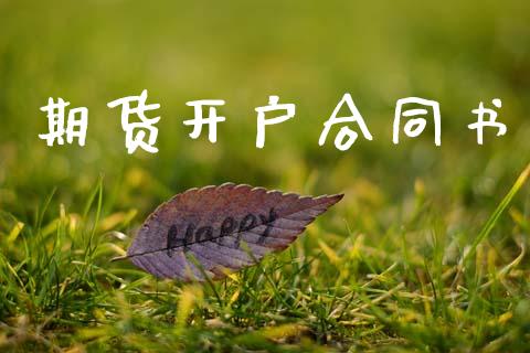 期货开户合同书_https://cj007.lansai.wang_金融监管_第1张